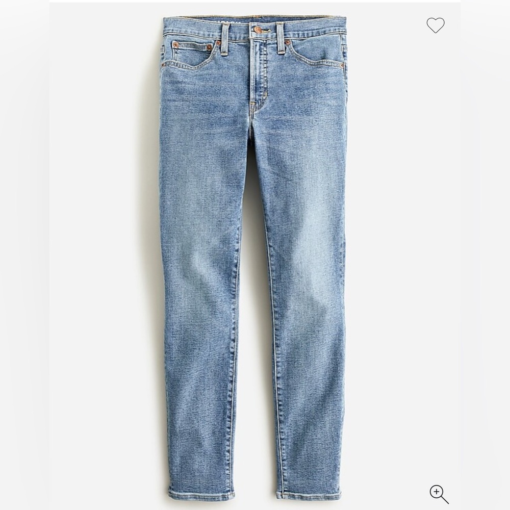J.Crew 9" mid-rise toothpick jean in Blue Birch wash BK396 Size 30